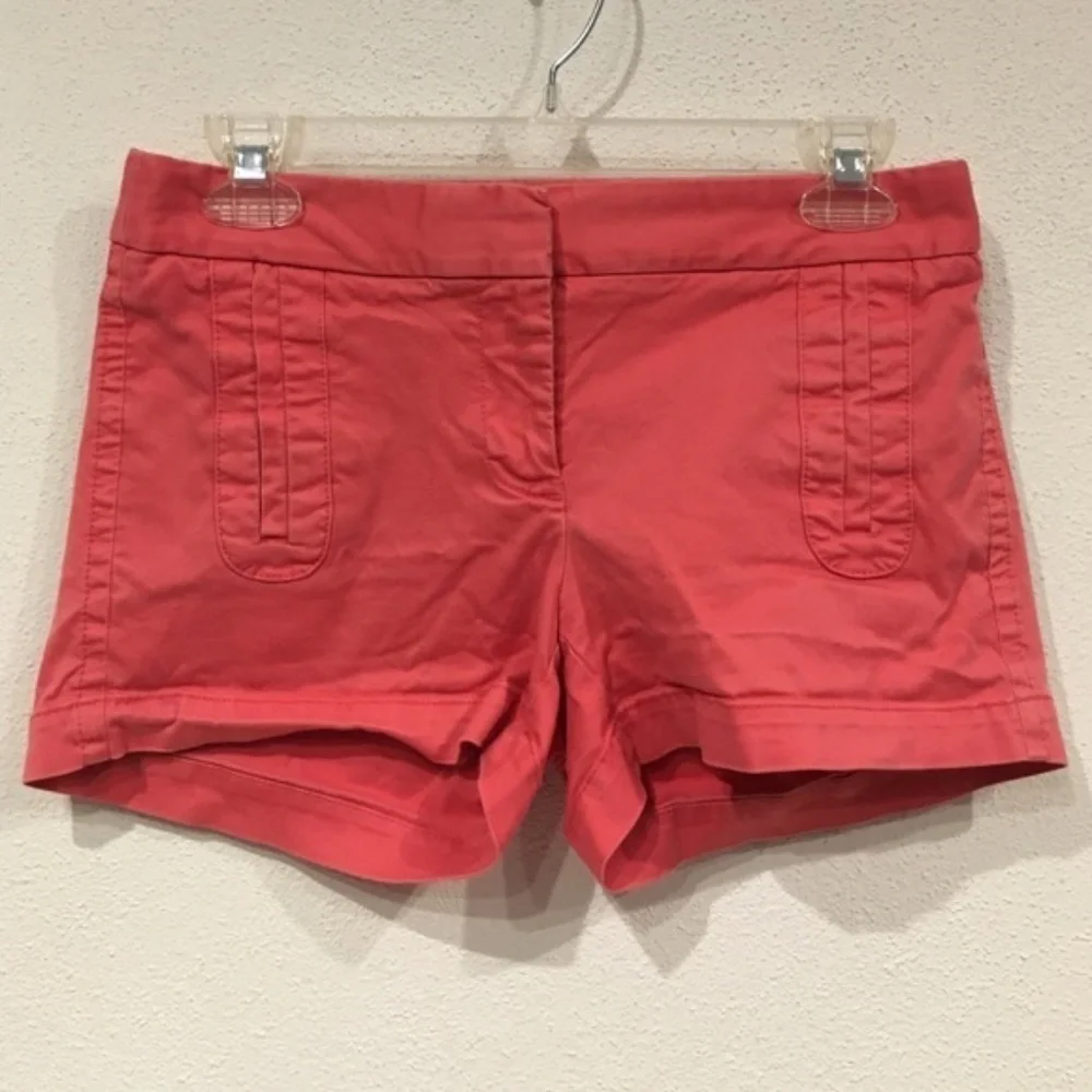 J. Crew Pink Chino Shorts Size 0 EUC